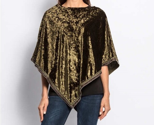 Poncho grün one size - poncho,