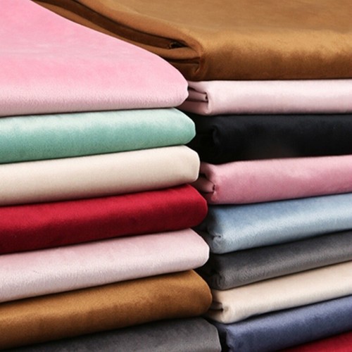 Pannesamt stoff uni farbe - stoff,