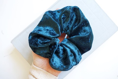 Medium scrunchie flaschengrün - medium,
