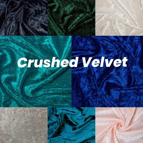 Crushed velvet jersey stoff - crushed,